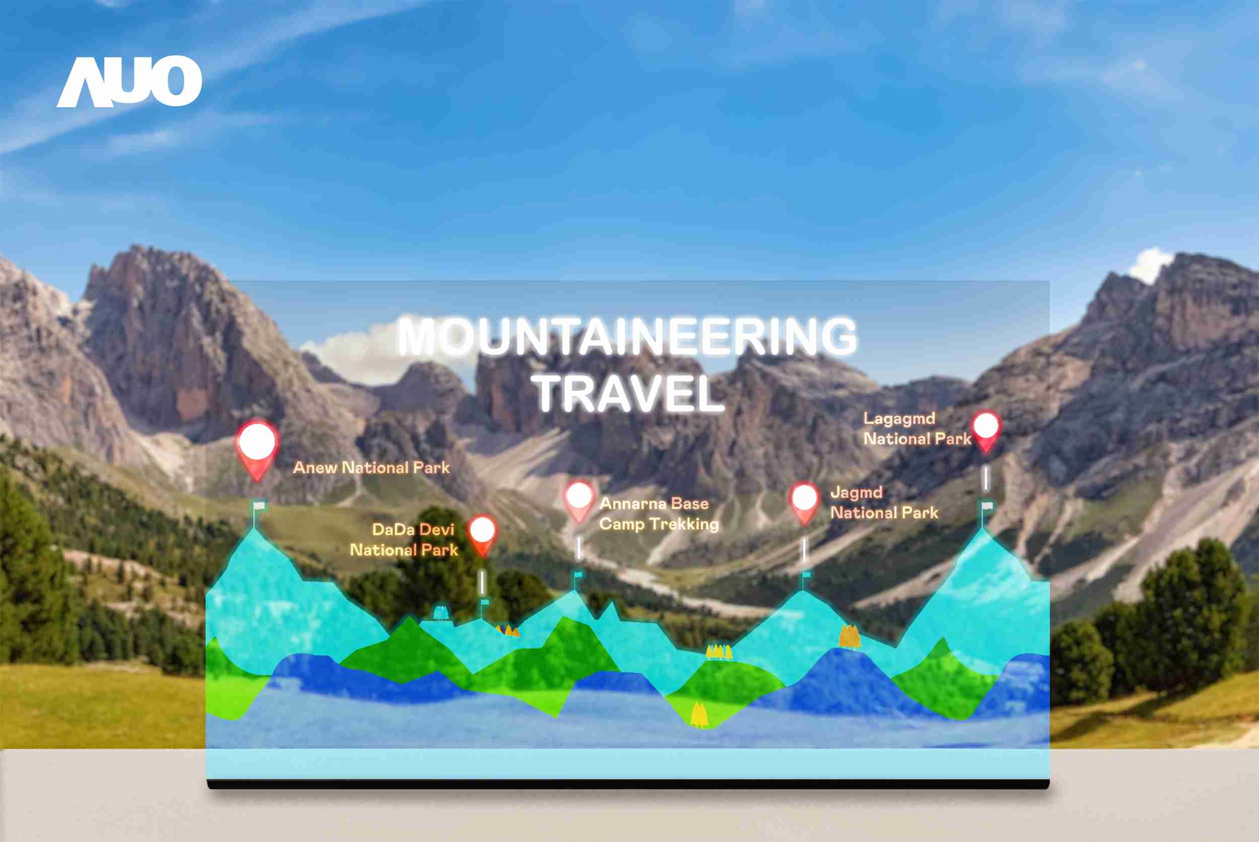 尊龙z6展示全球单片尺寸最大(*)42吋透明Micro LED显示器拼接而成的〝64吋透明Micro LED显示器〞，，，，具备高透明度、、、、1,000 nits高亮度、、、、广色域、、、、采用三边无边框的无缝拼接等多重特色，，，，呈现超高清、、、、细腻画质而不遮挡后方视觉，，，满足层峰需求，，，，可广泛运用于零售、、、、艺术展览或商业空间等场域